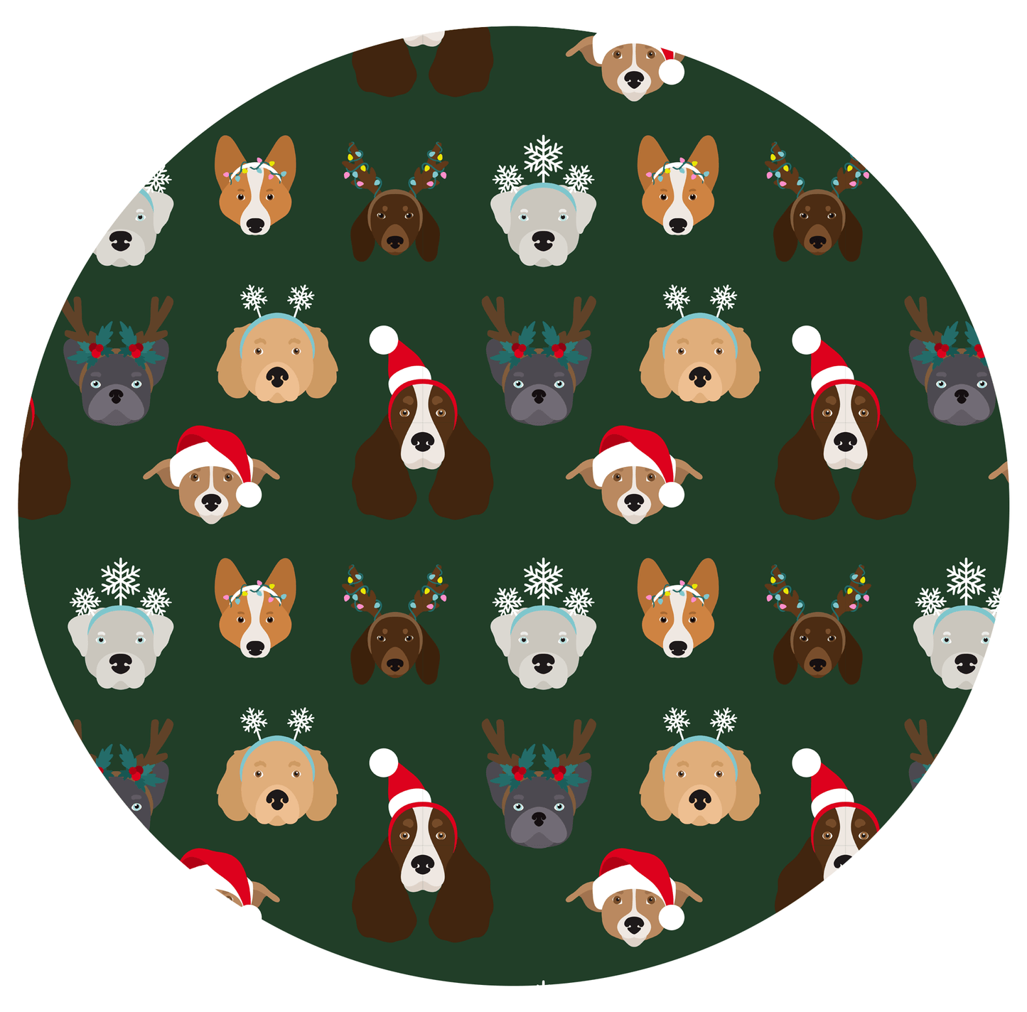 Santa Paws | Unisex Bamboo Lounge Pants - Bunny Knots