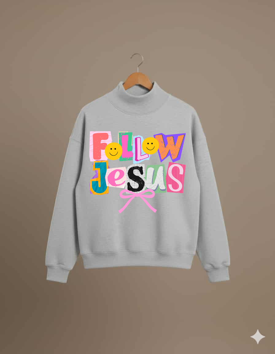 Follow Jesus Women's Mockneck Sweatshirt