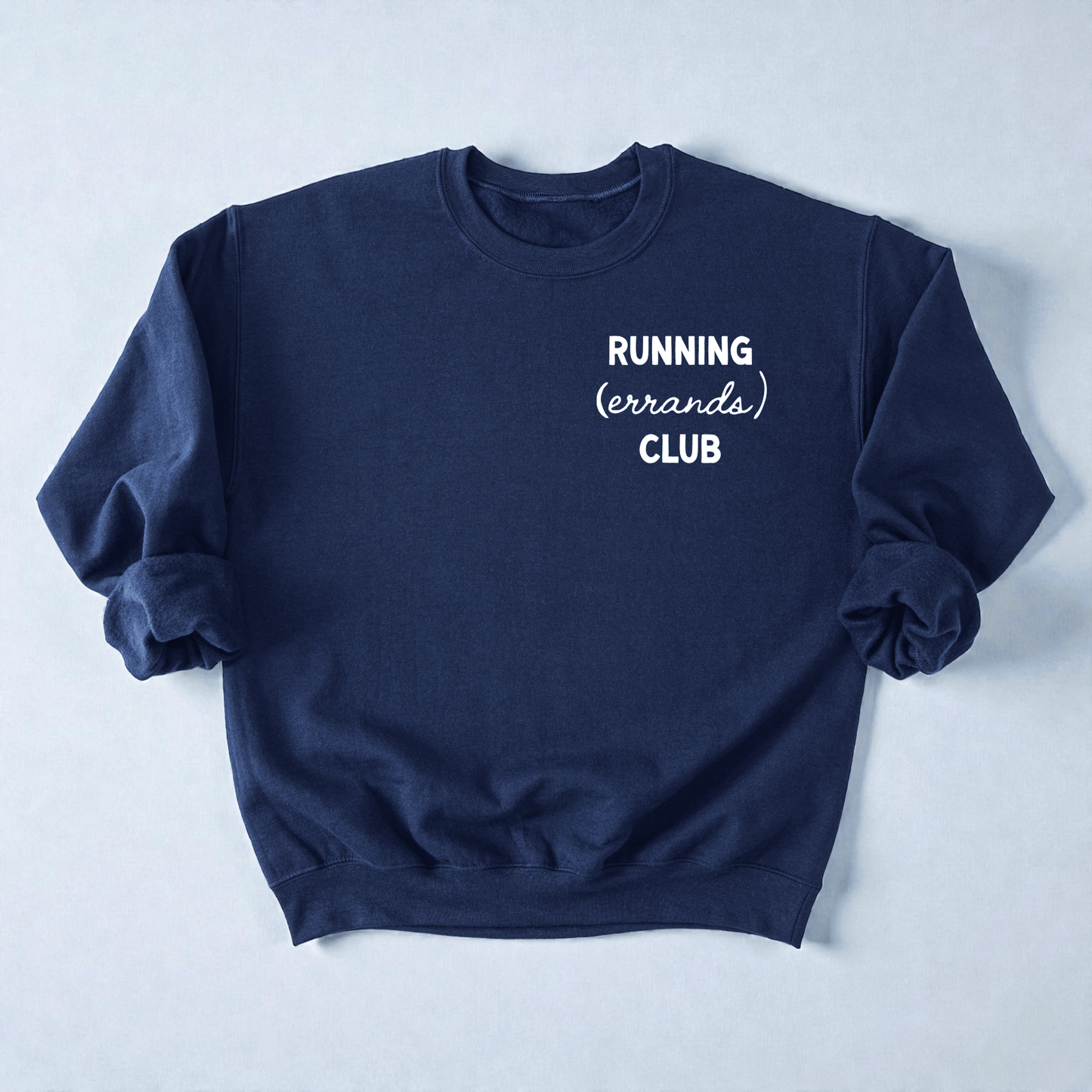 Running Errands Club Crewneck Sweatshirt - Bunny Knots