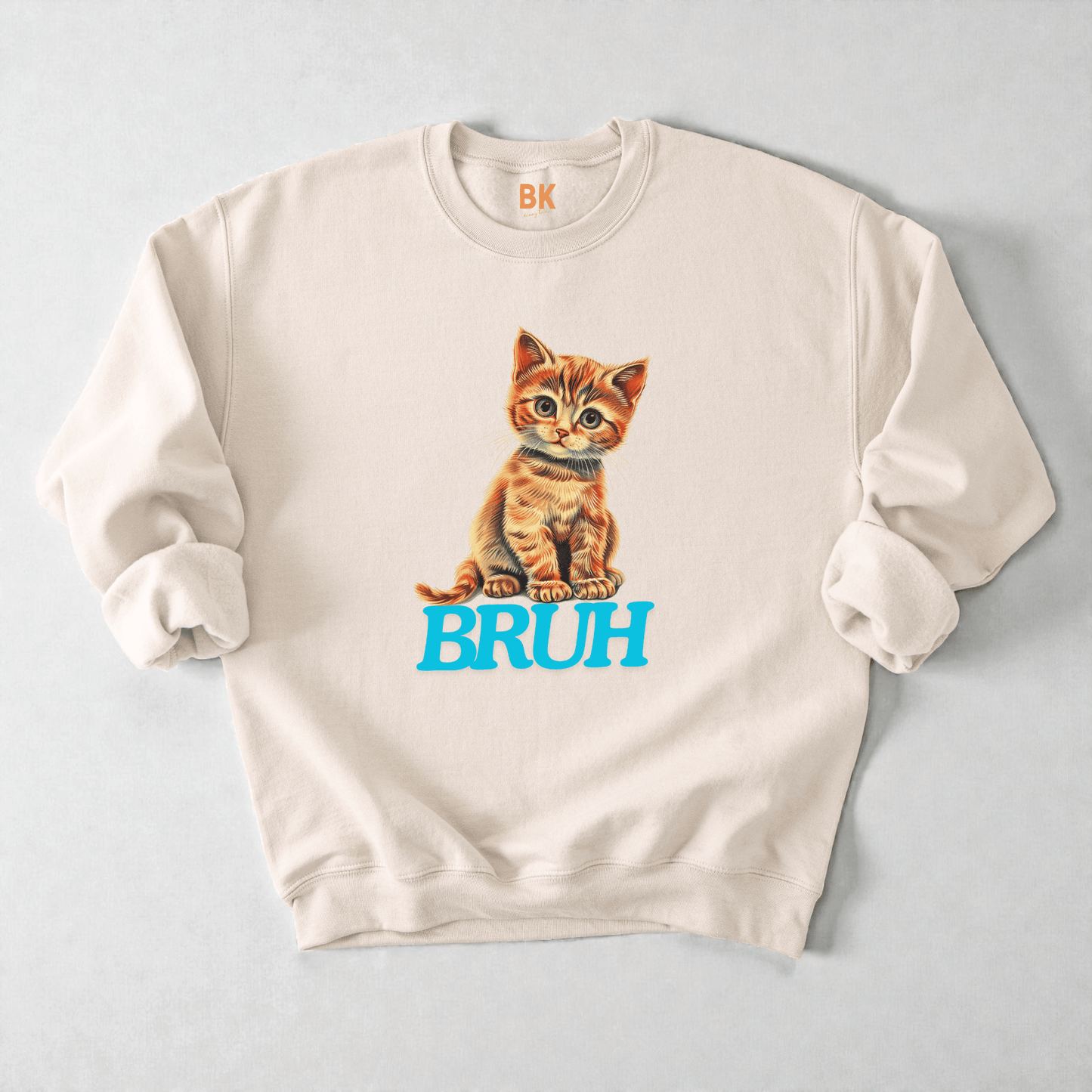 Bruh Crewneck Sweatshirt - Bunny Knots