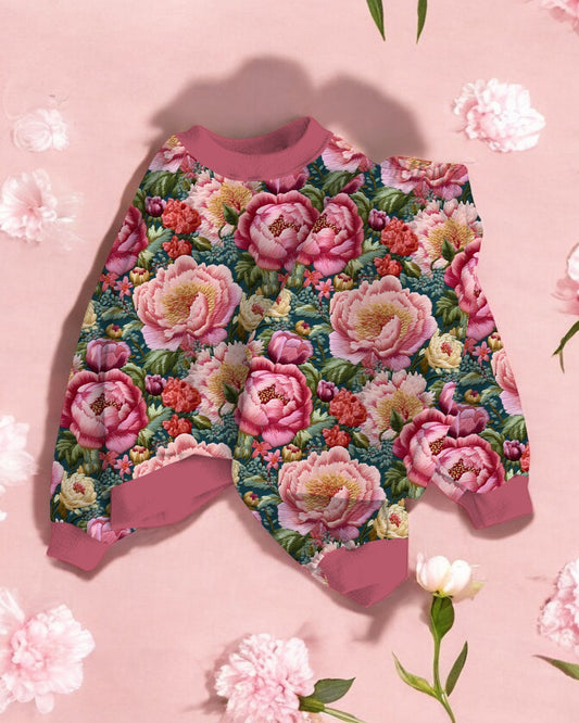 Pretty Peony | Bamboo Fleece Jogger Set