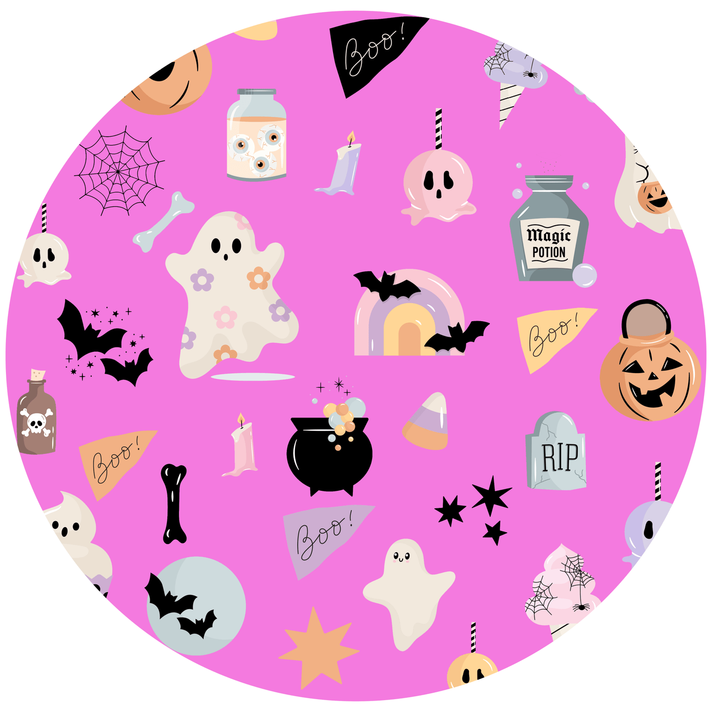 Sweetest Spooks (Pink) | Bamboo Loungewear Set - Bunny Knots