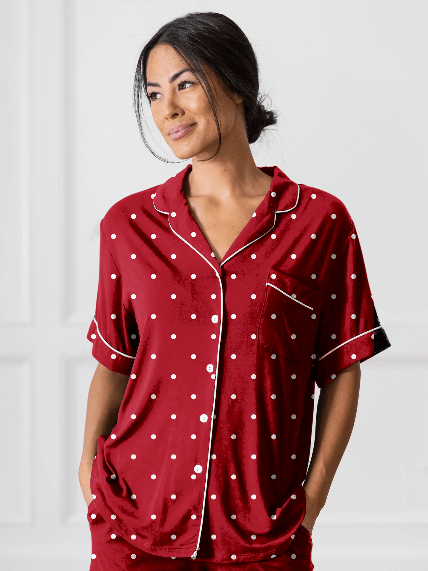 Boop! | Women's Lounge Short Set - Bunny Knots