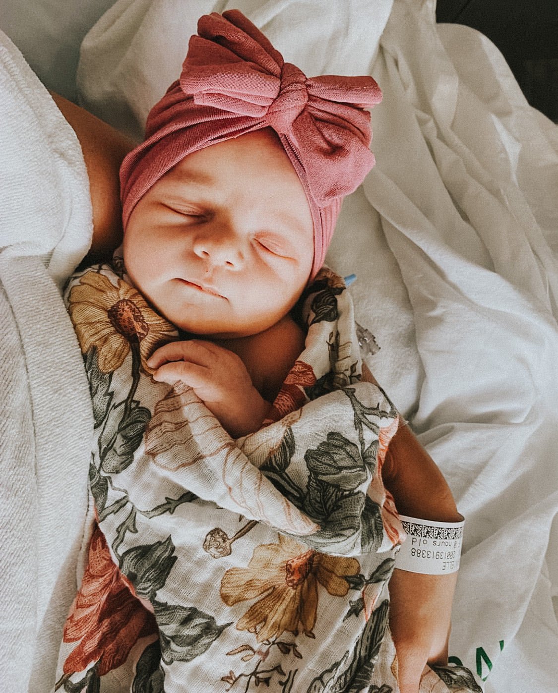 Nella | Mauve | Classic Headwrap - Bunny Knots