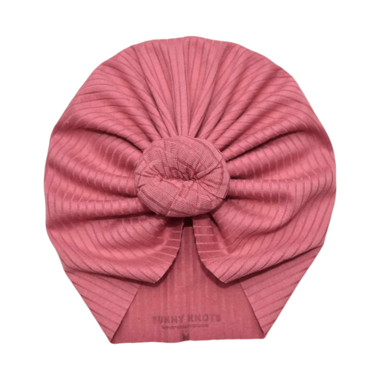 Delores | Mauve Pink | Brushed Rib Headwrap - Bunny Knots