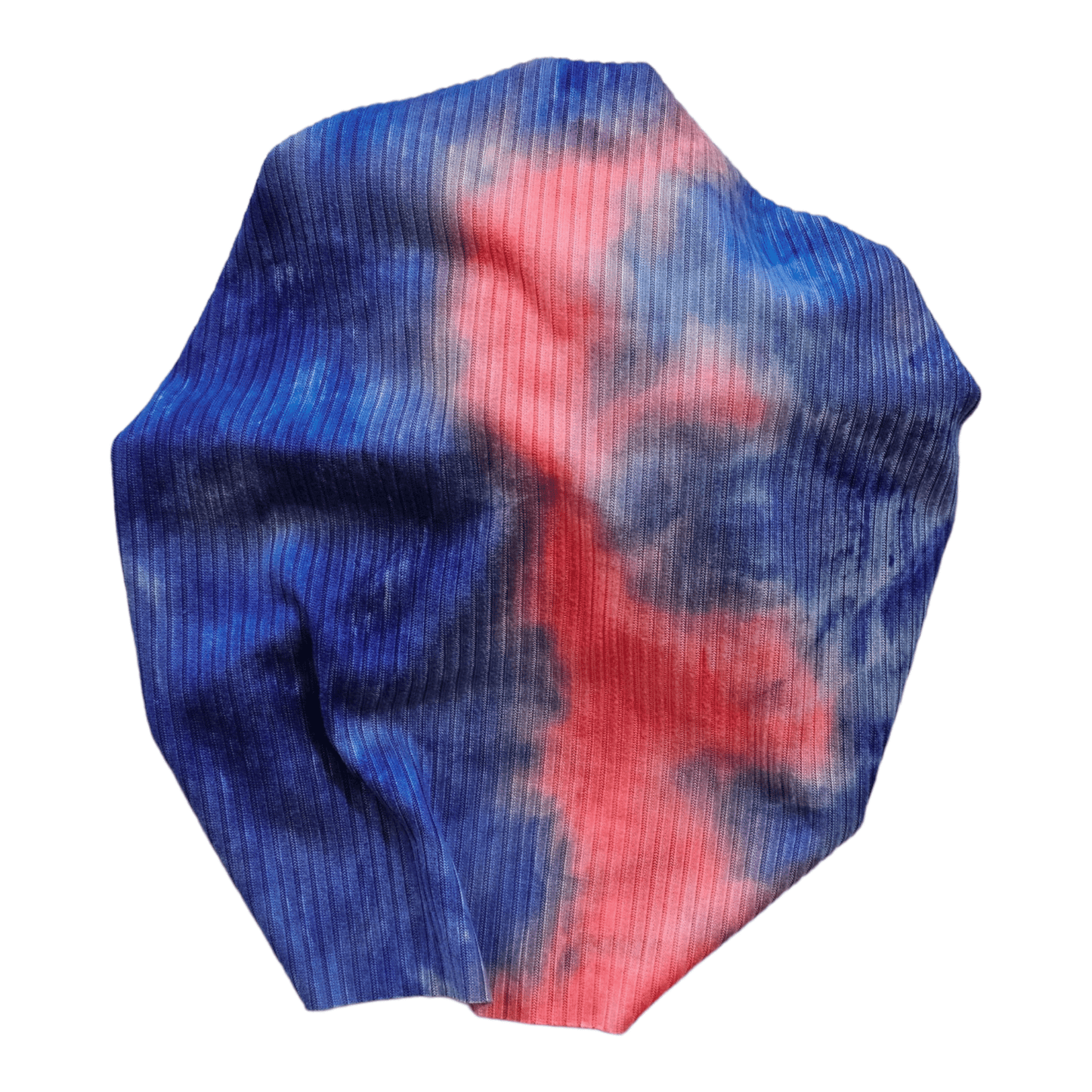 Renley | Ocean Blue & Pink Tie Dye | Brushed Rib Headwrap - Bunny Knots