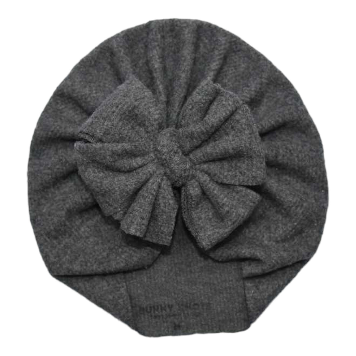 Evianna | Charcoal | Fuzzy Rib Raga Headwrap