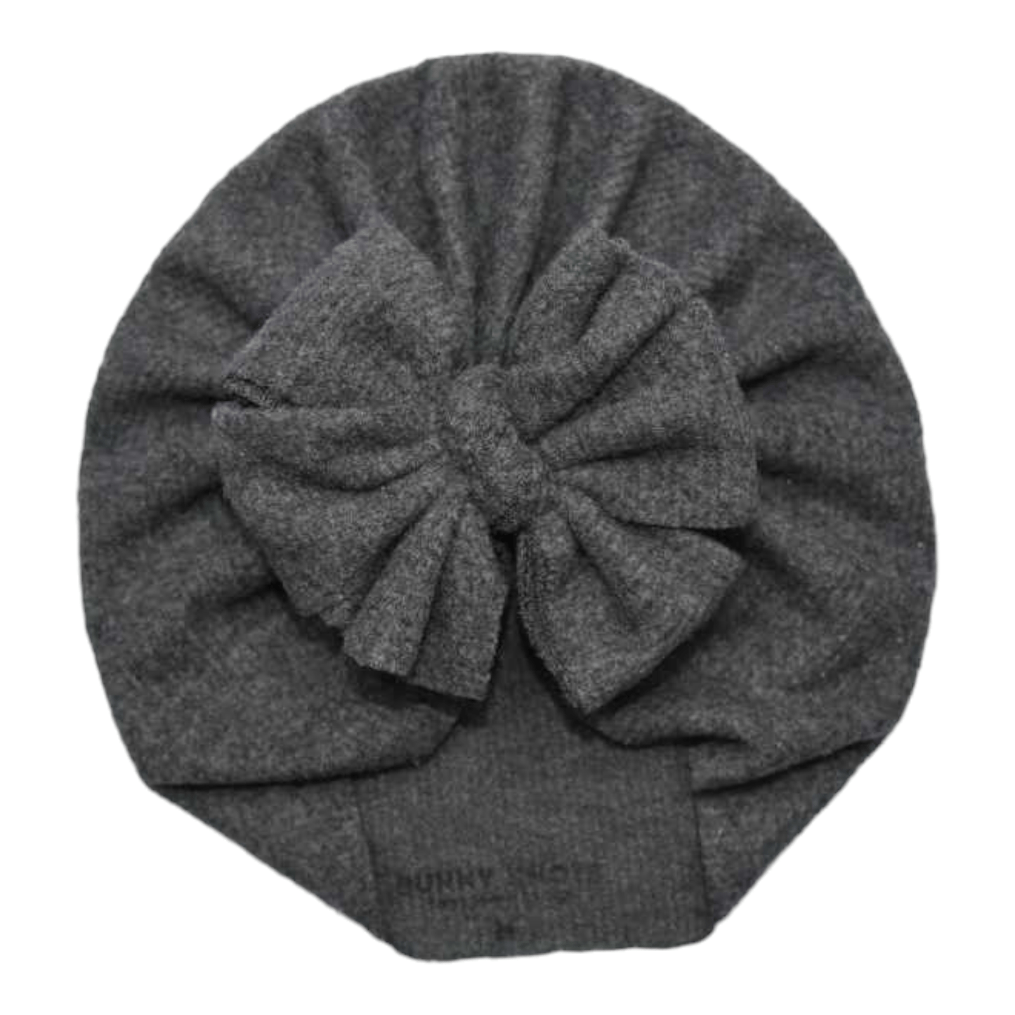 Evianna | Charcoal | Fuzzy Rib Raga Headwrap - Bunny Knots