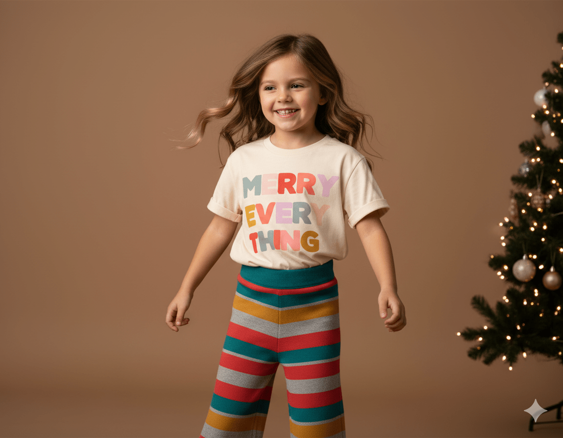 Merry Everything T-Shirt - Bunny Knots