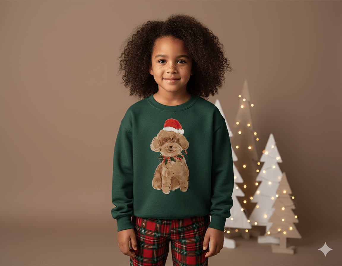 Best Christmas Boy Crewneck Sweatshirt