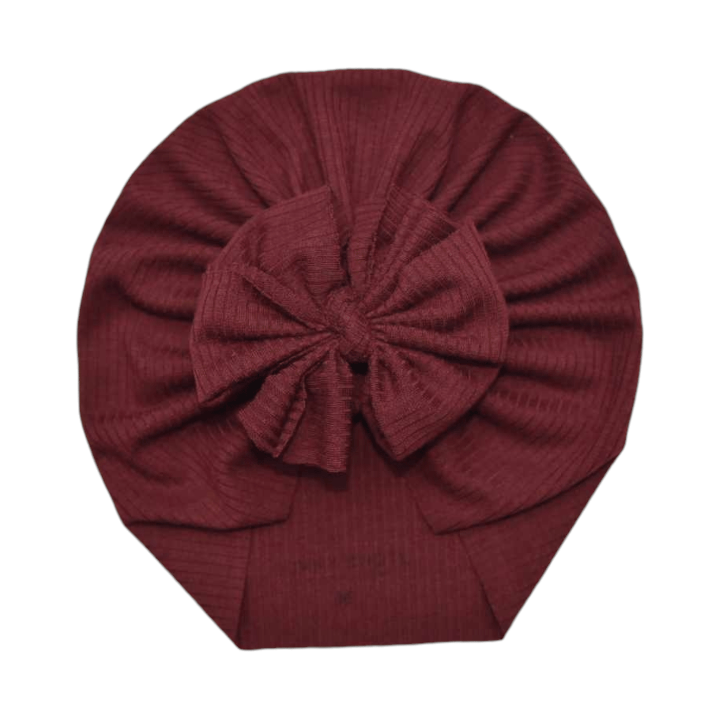 Wynni | Spiced Burgundy | Brushed Rib Headwrap - Bunny Knots