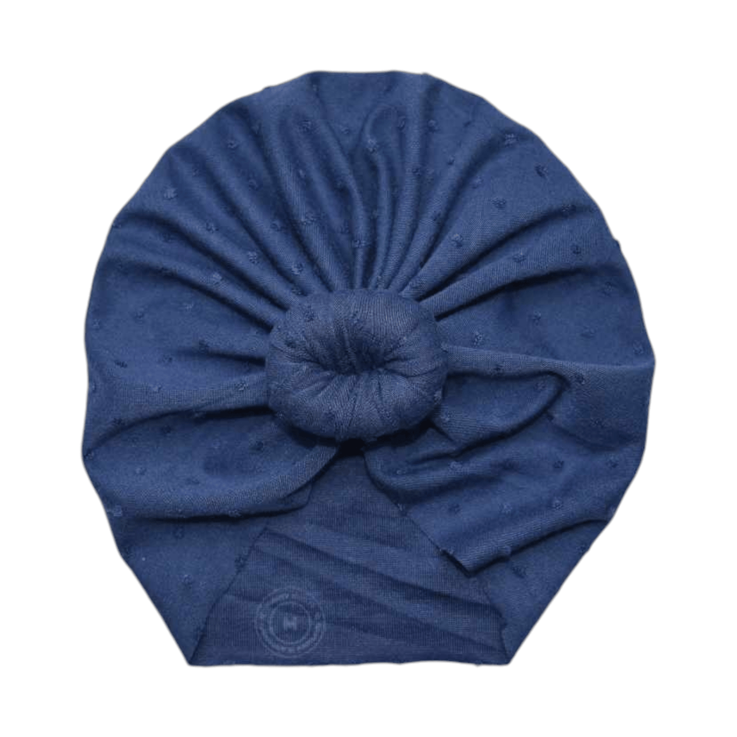 Reyna | Navy | Shabby Swiss Dot Headwrap - Bunny Knots