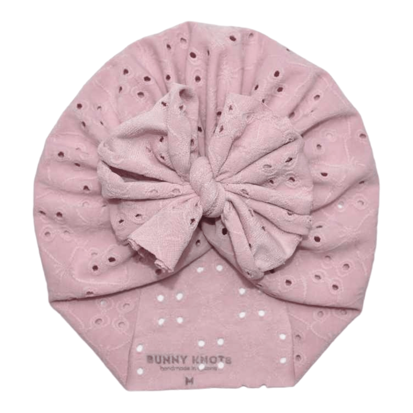 Ginny | Fading Rose | Eyelet Headwrap - Bunny Knots