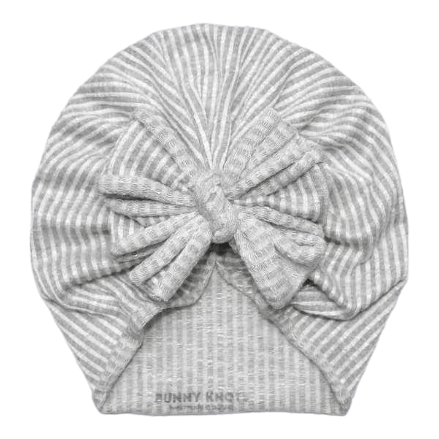 Yucca | Grey Earth Stripe | Buttery Rib Headwrap - Bunny Knots