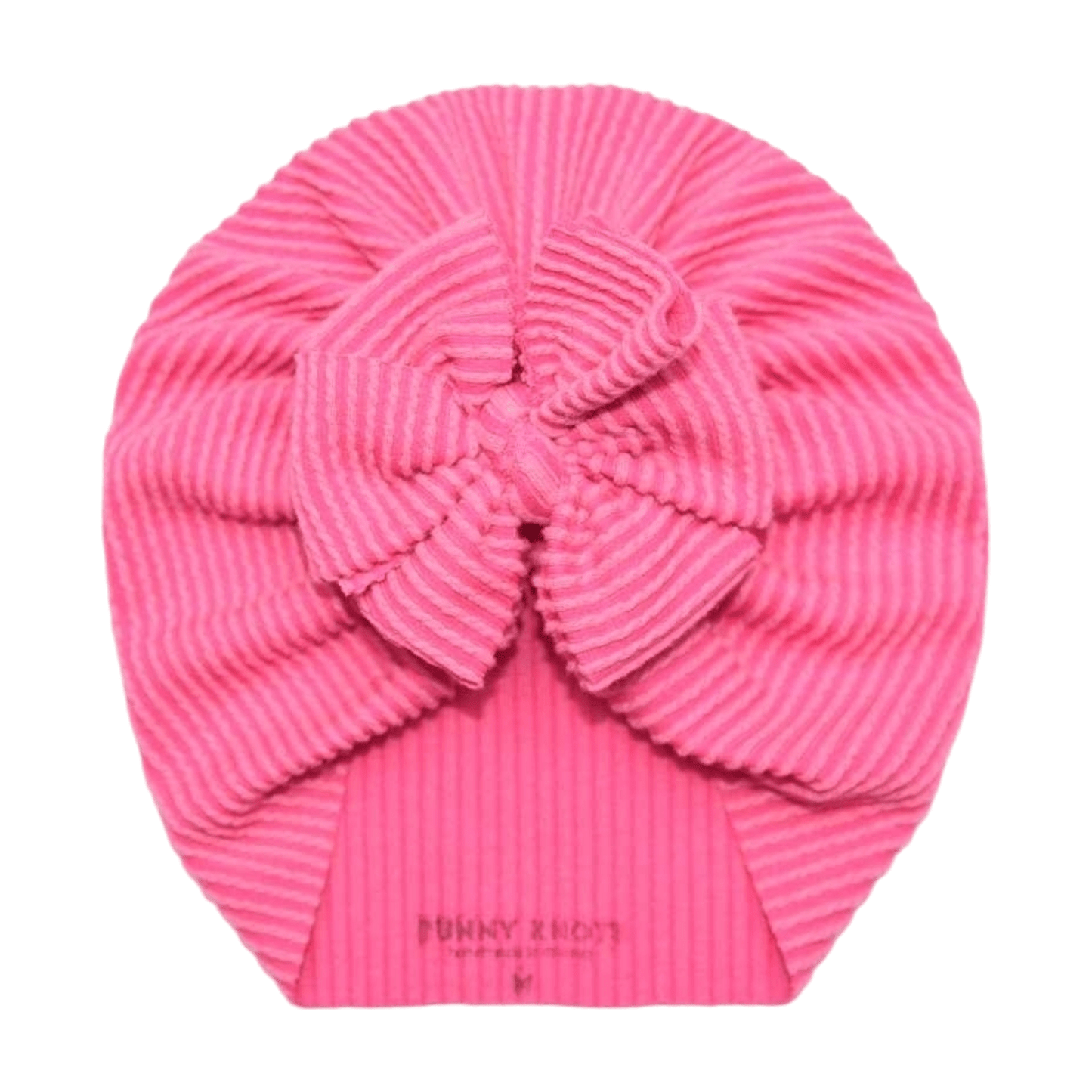 Sophia | Pop Pink | Chunky Rib Headwrap - Bunny Knots