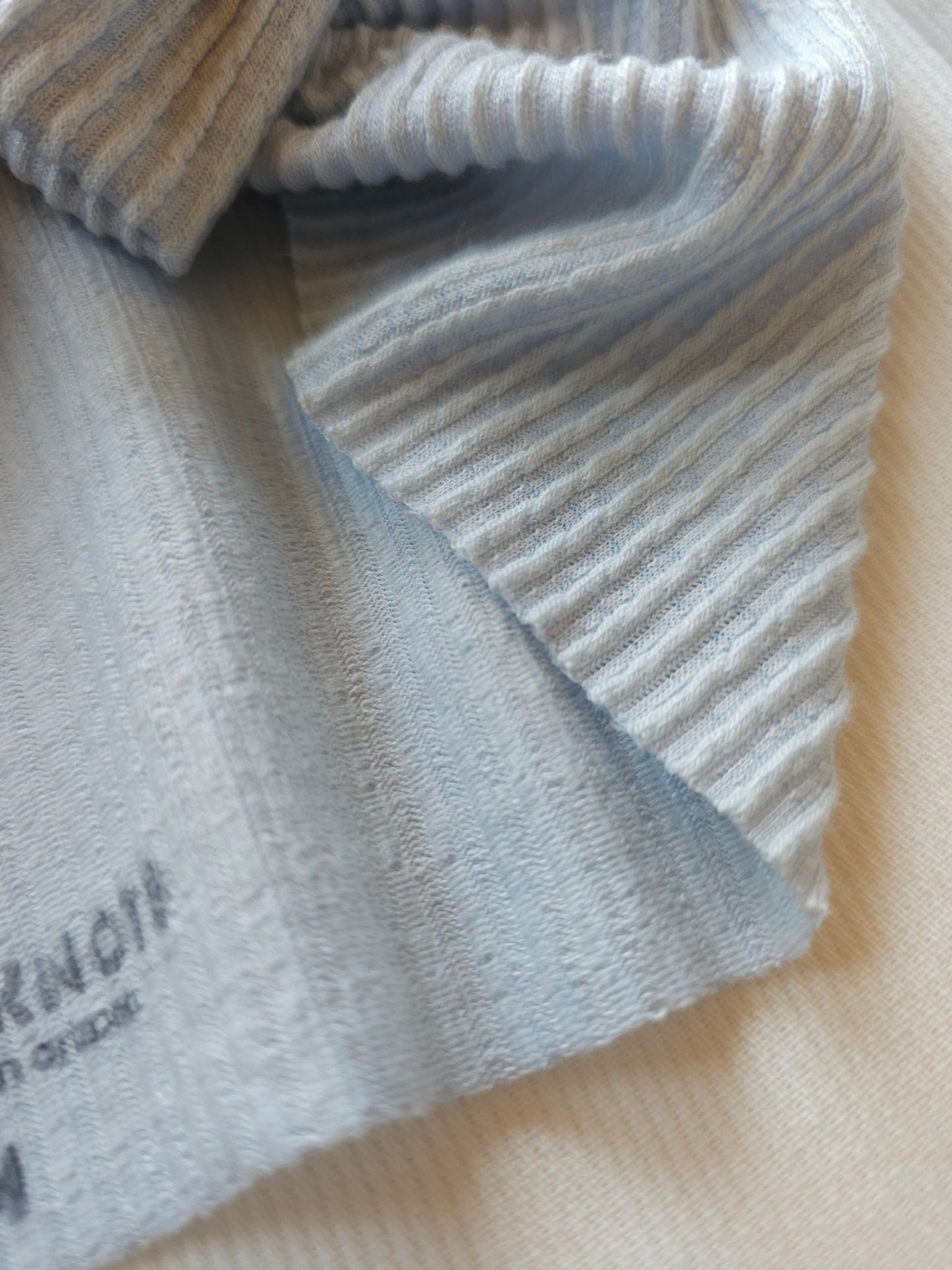 Gemree | Bliss Blue | Chunky Rib Headwrap - Bunny Knots