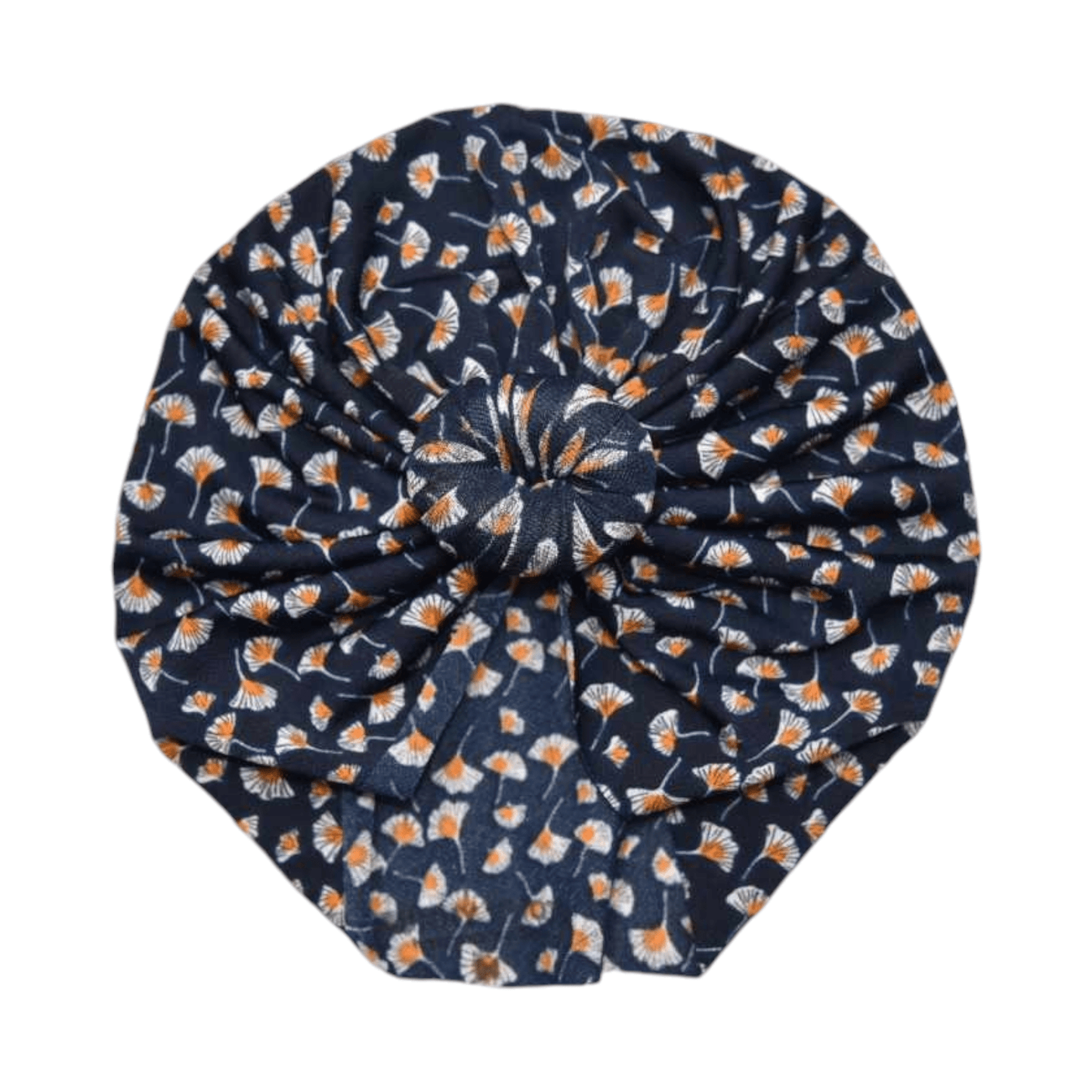 Gerta | Navy Vintage Poppy | Classic Headwrap - Bunny Knots
