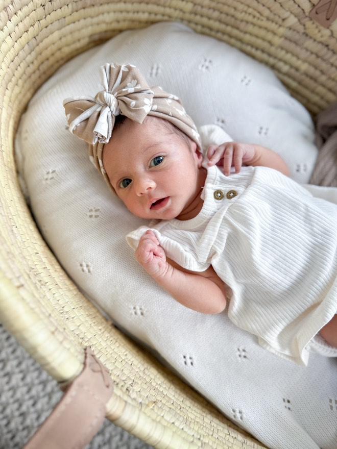 Laurel Rose | Beech Nut Floral | Classic Headwrap - Bunny Knots