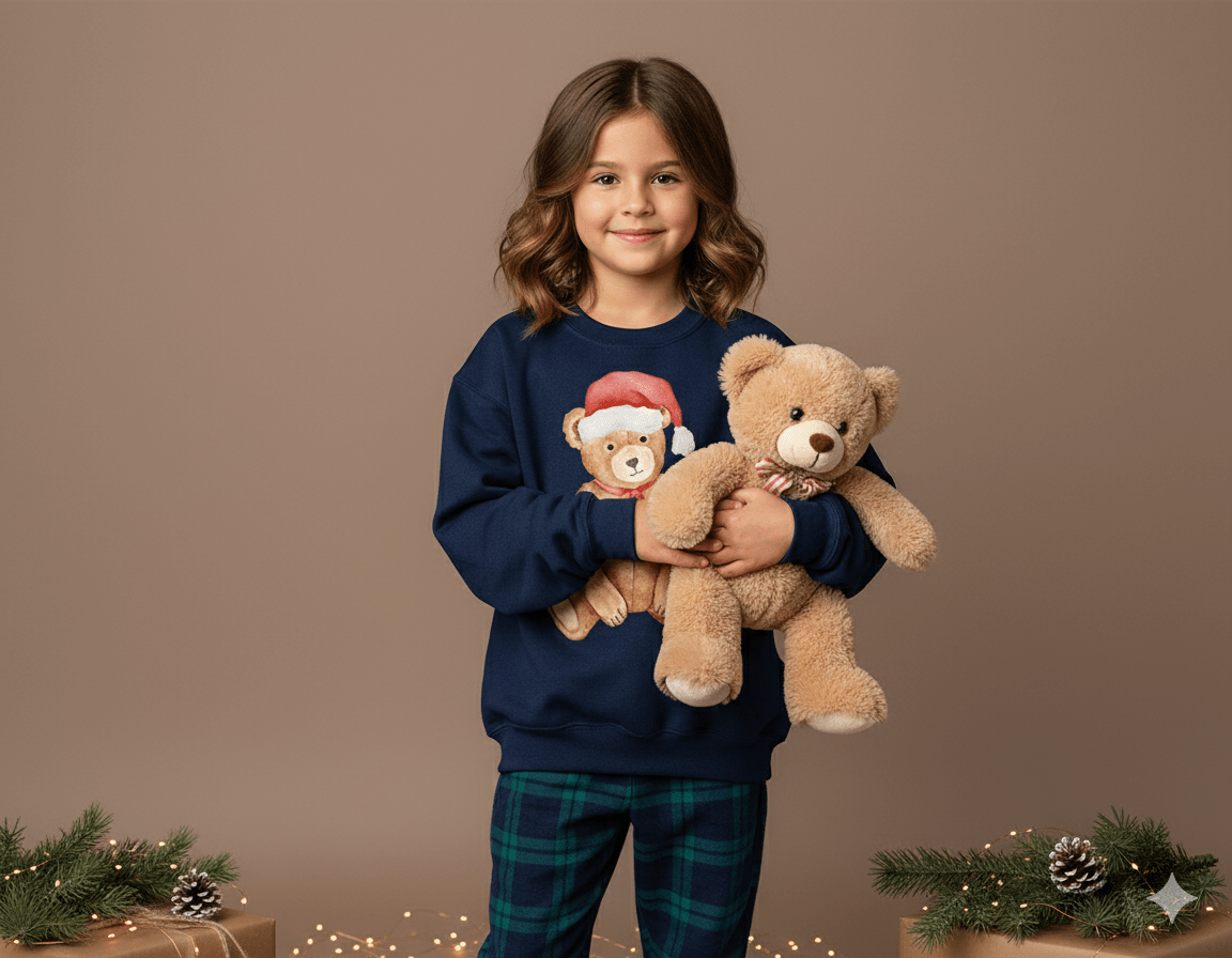 Teddy Crewneck Sweatshirt - Bunny Knots