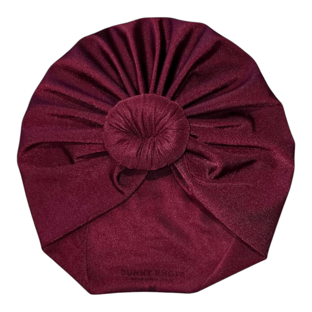 Elisabetta | Italia Burgundy | Swim Headwrap - Bunny Knots