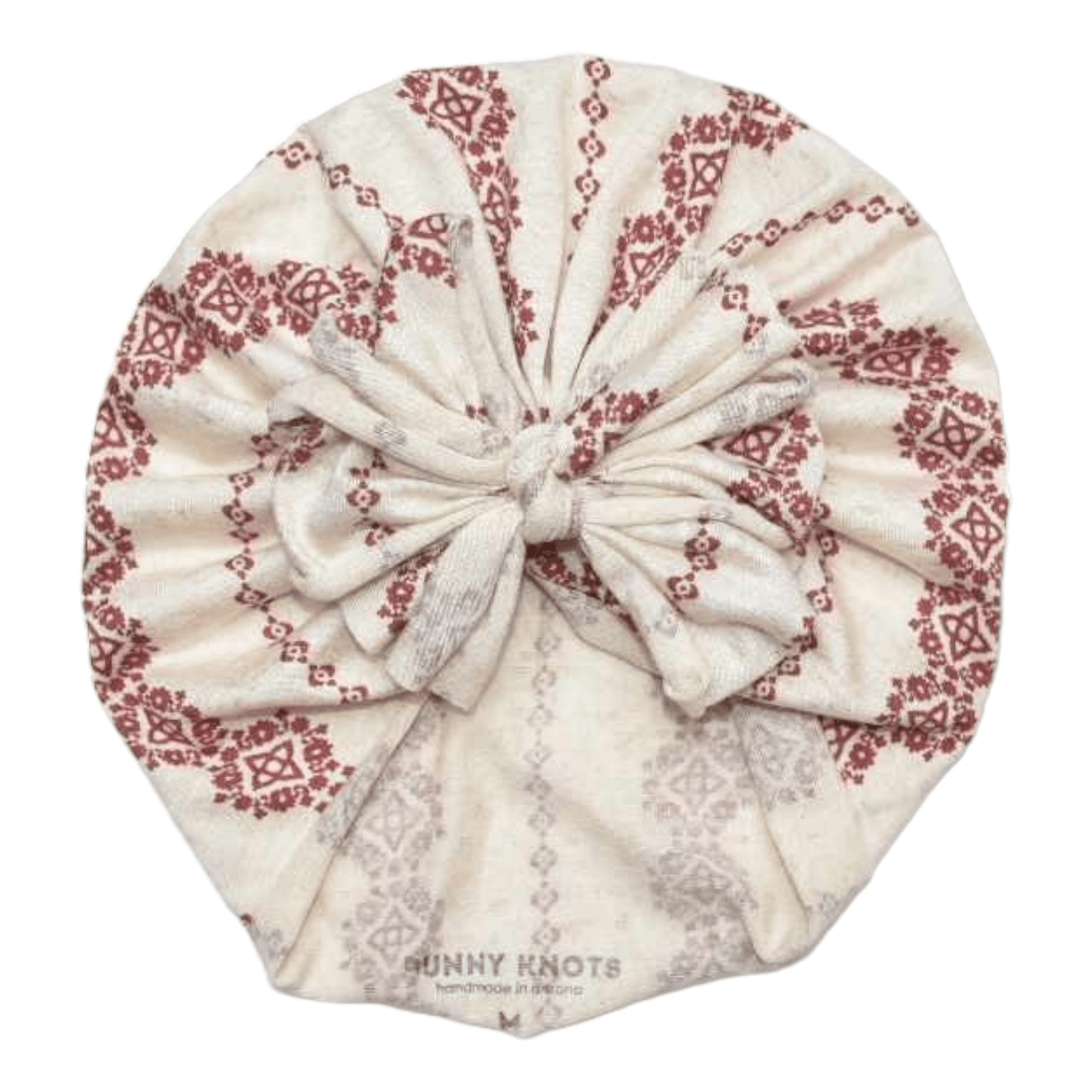 Lila Wren | Boho Mandela Stripe | Soft Knit Headwrap - Bunny Knots