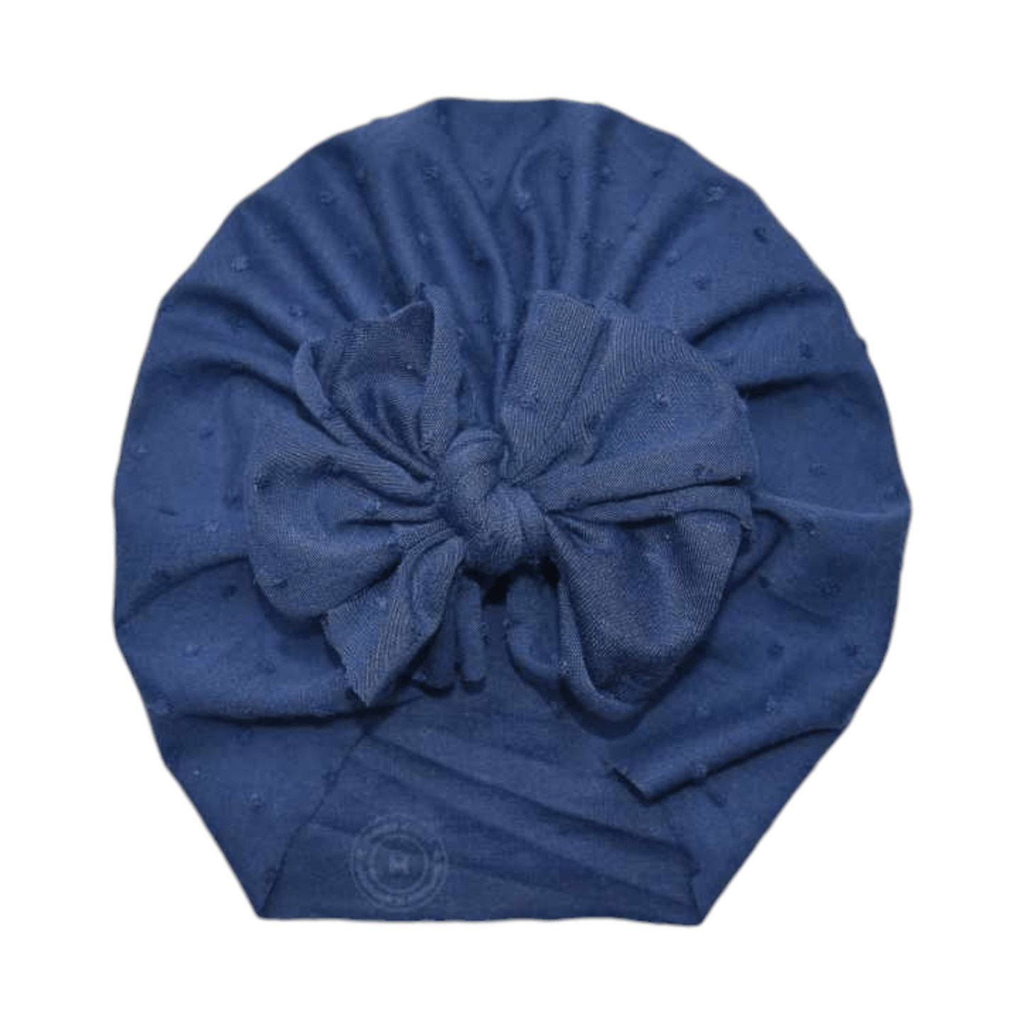 Reyna | Navy | Shabby Swiss Dot Headwrap - Bunny Knots