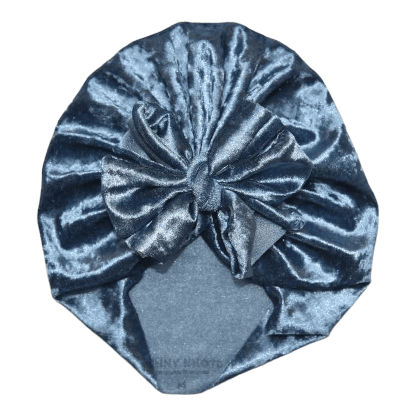 Britney | Denim Suit | Velvet Headwrap - Bunny Knots