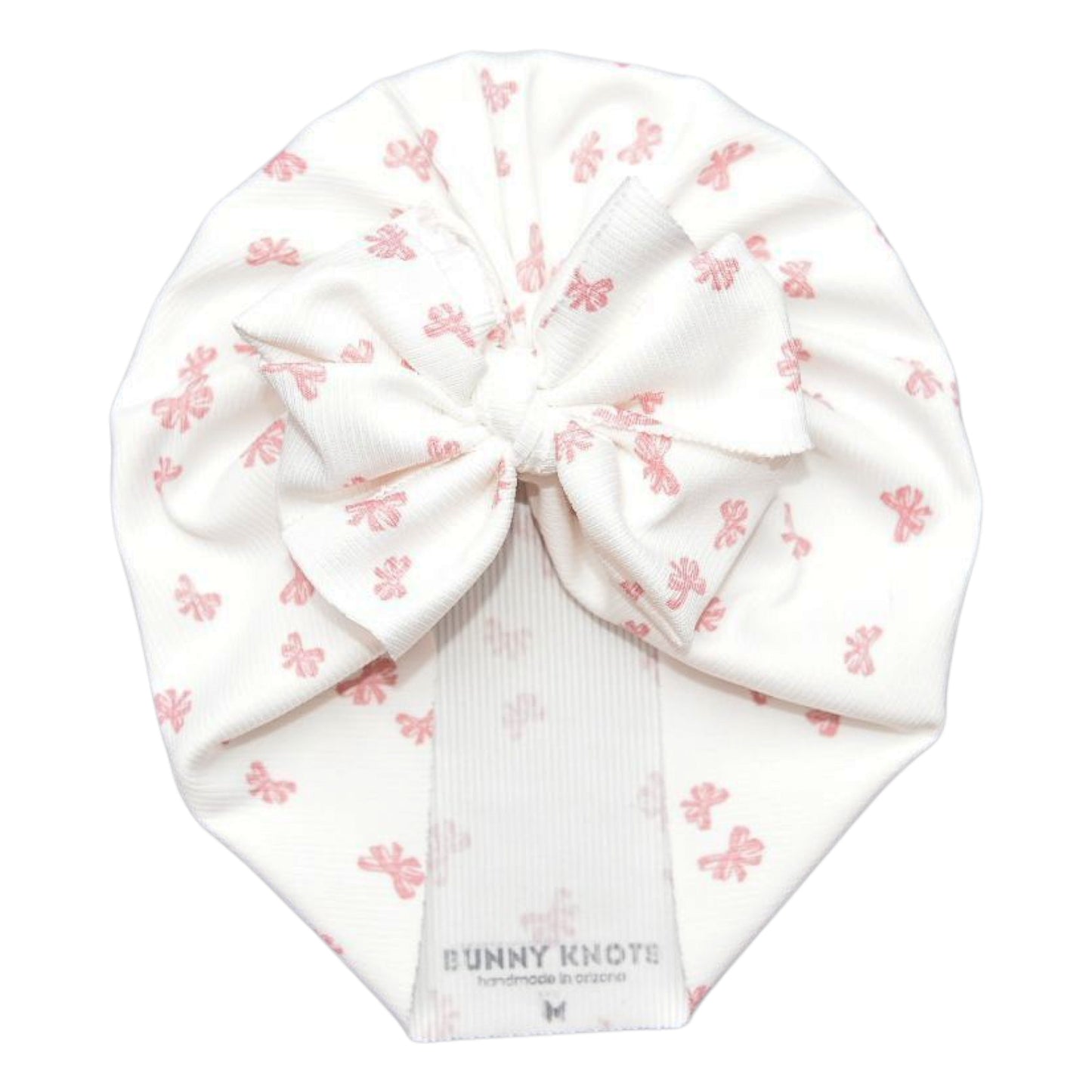 Ruthie | Pink Bows | Ribbed Headwrap