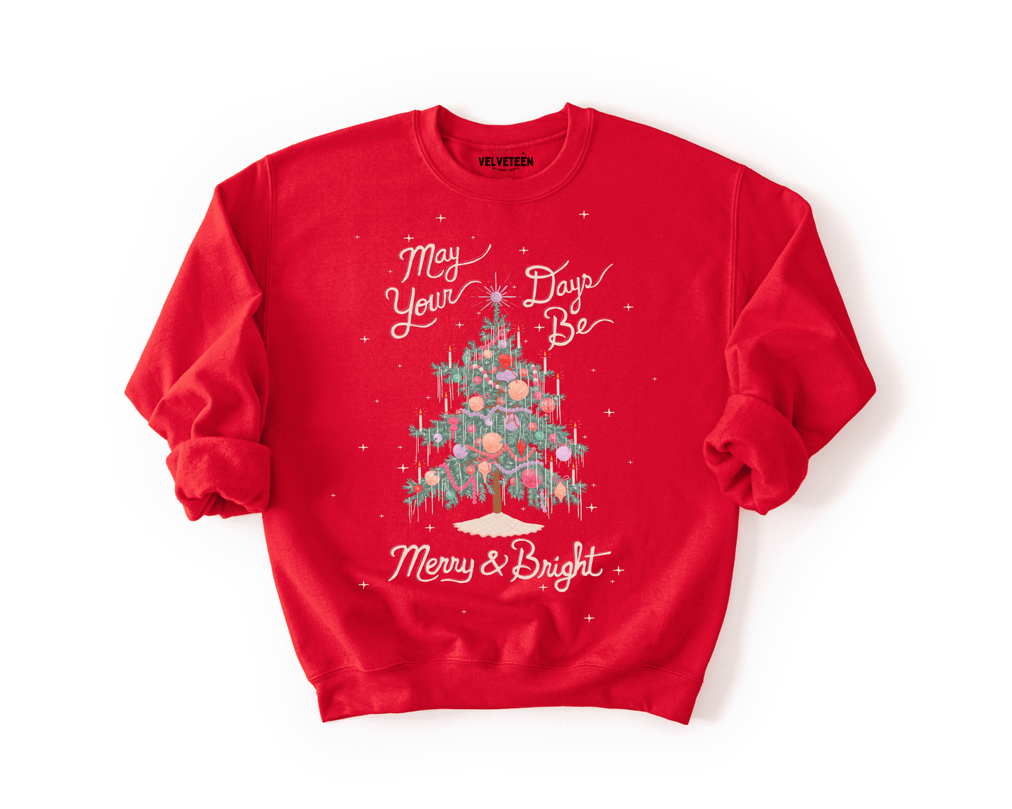 Merry + Bright Crewneck Sweatshirt - Bunny Knots