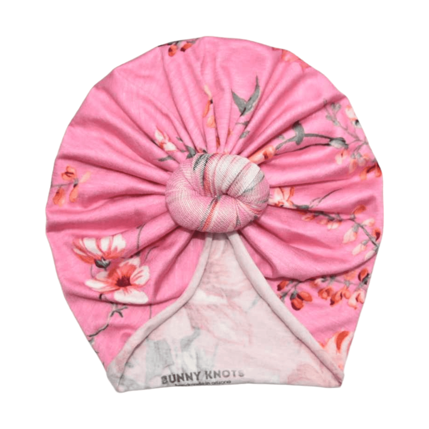 Kessleigh | Mauve Pink Floral | Classic Headwrap - Bunny Knots