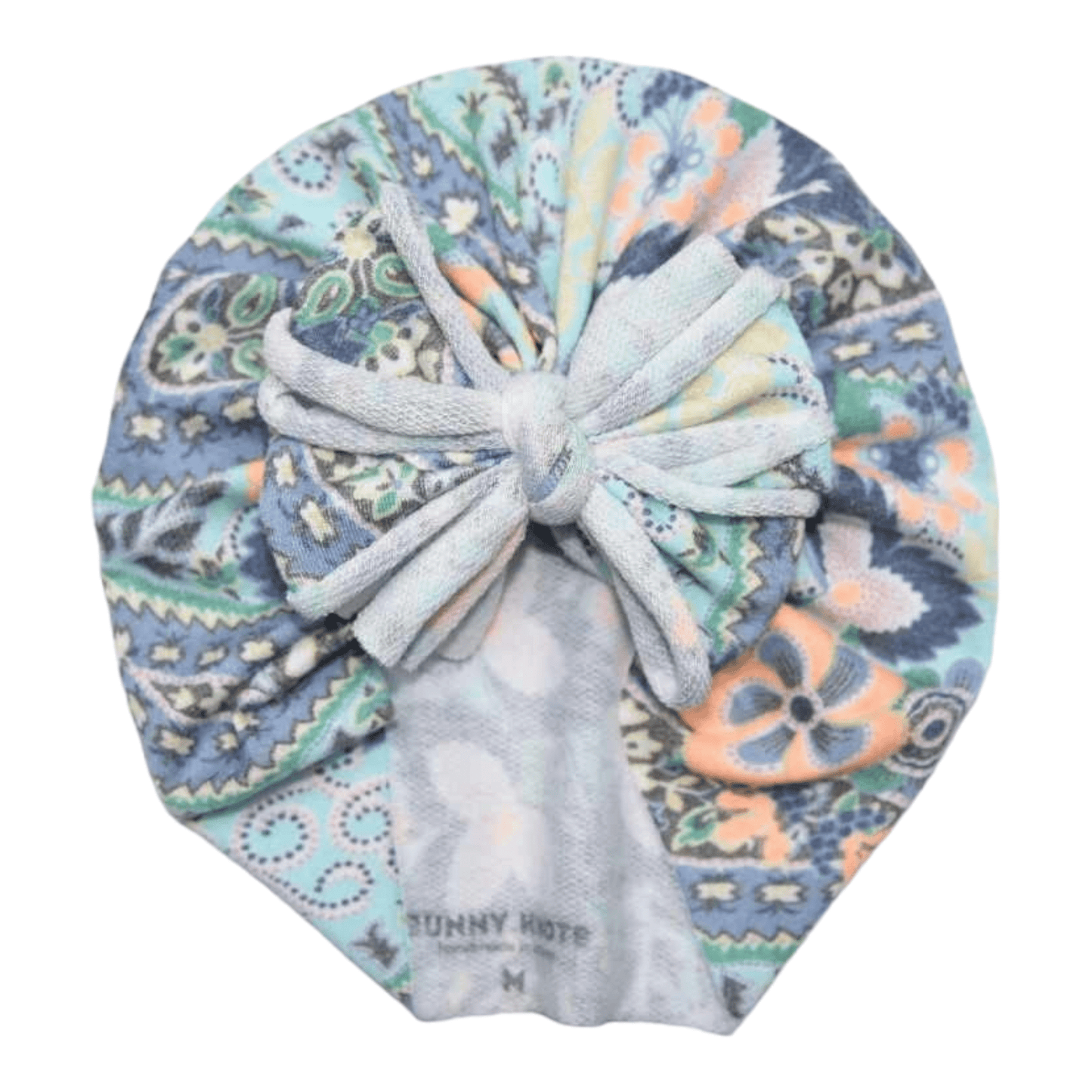 Lolanna | Aloha Paisley | French Terry Headwrap - Bunny Knots
