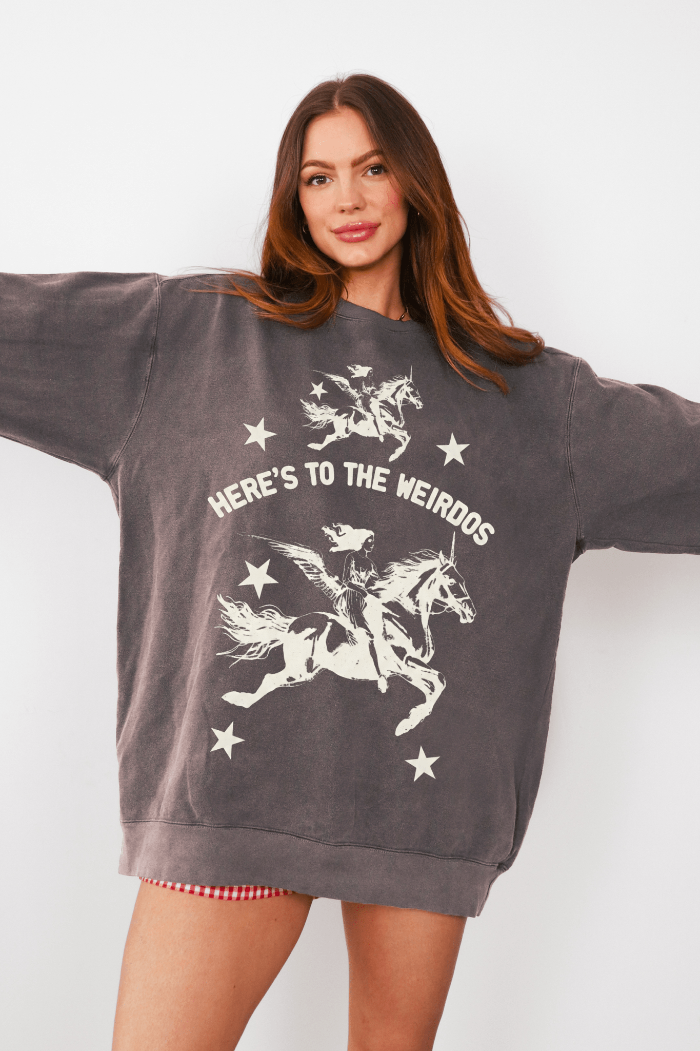 Here's To The Weirdos Crewneck Sweatshirt - Bunny Knots