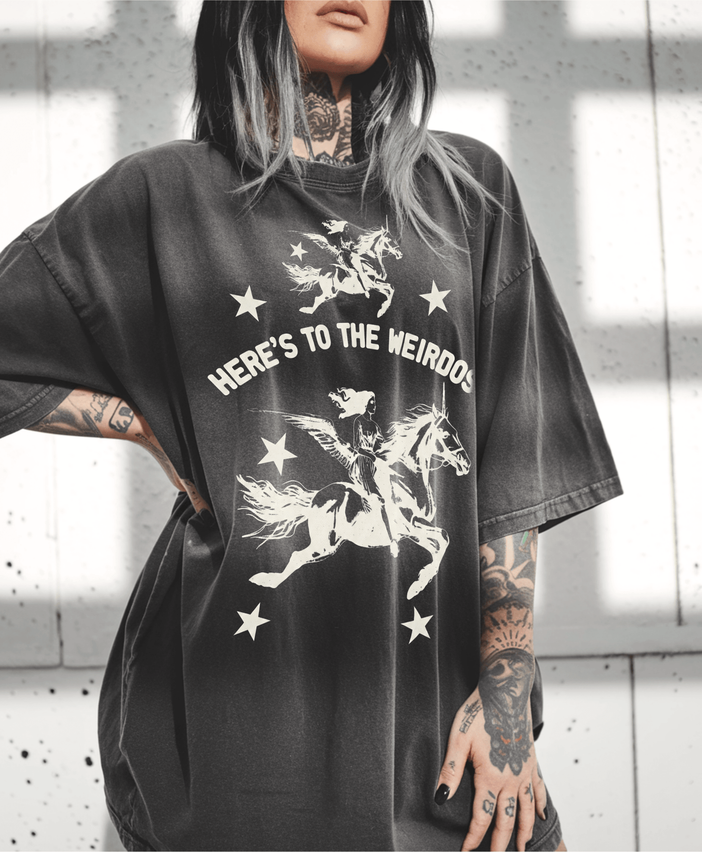 Here's To The Weirdos T-Shirt - Bunny Knots