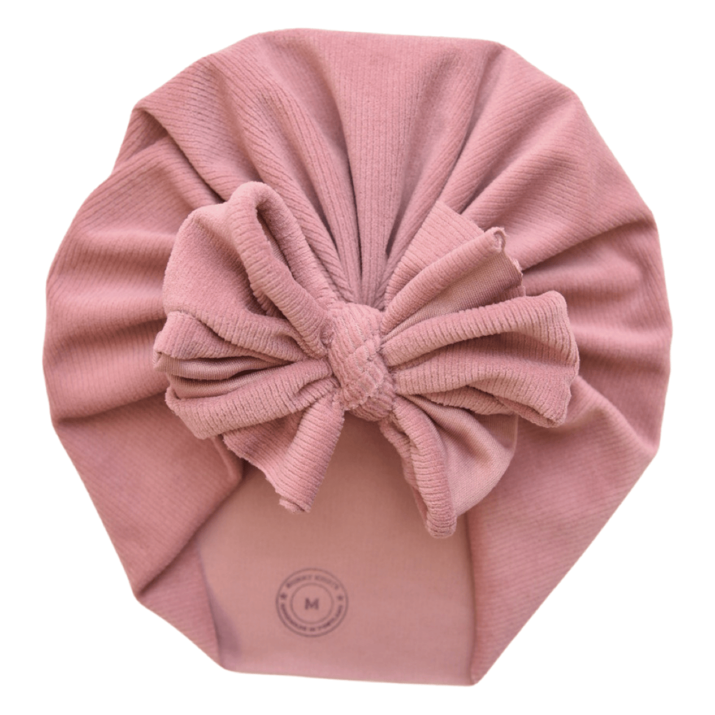 Naples | Florida Pink | Stretchy Corduroy Headwrap - Bunny Knots