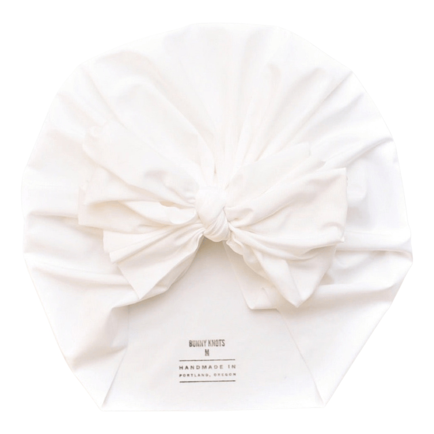 Genevieve | Cloud White | Swim Headwrap - Bunny Knots