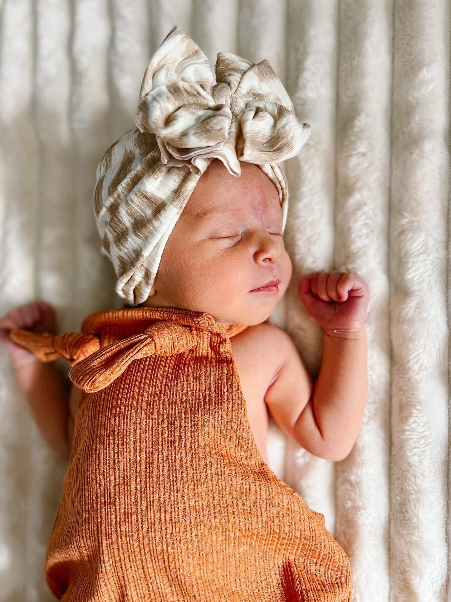 Savvy | Natural Leopard | Brushed Rib Headwrap