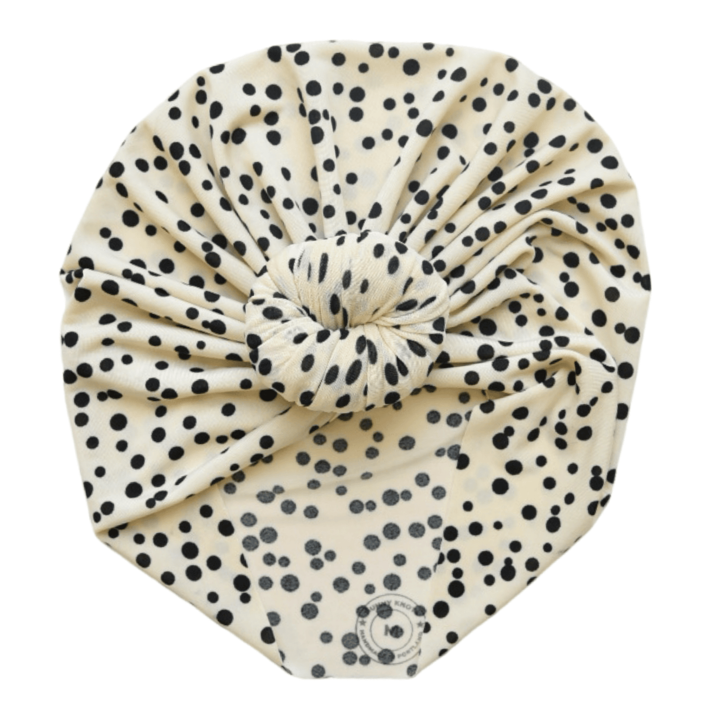 Lilou | Cookies & Cream Polka | Classic Headwrap - Bunny Knots