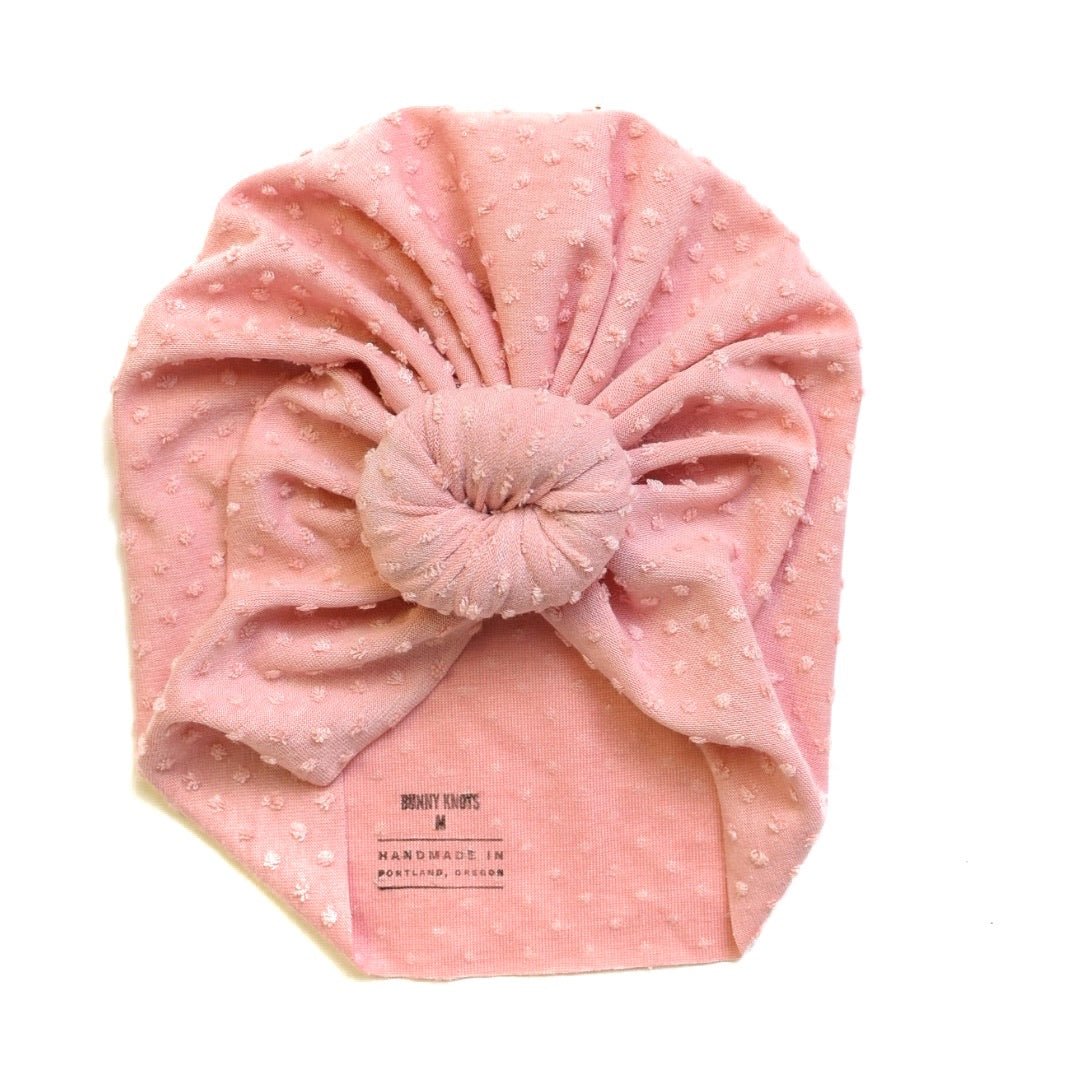 Gladys | Blushed Pink | Shabby Headwrap - Bunny Knots