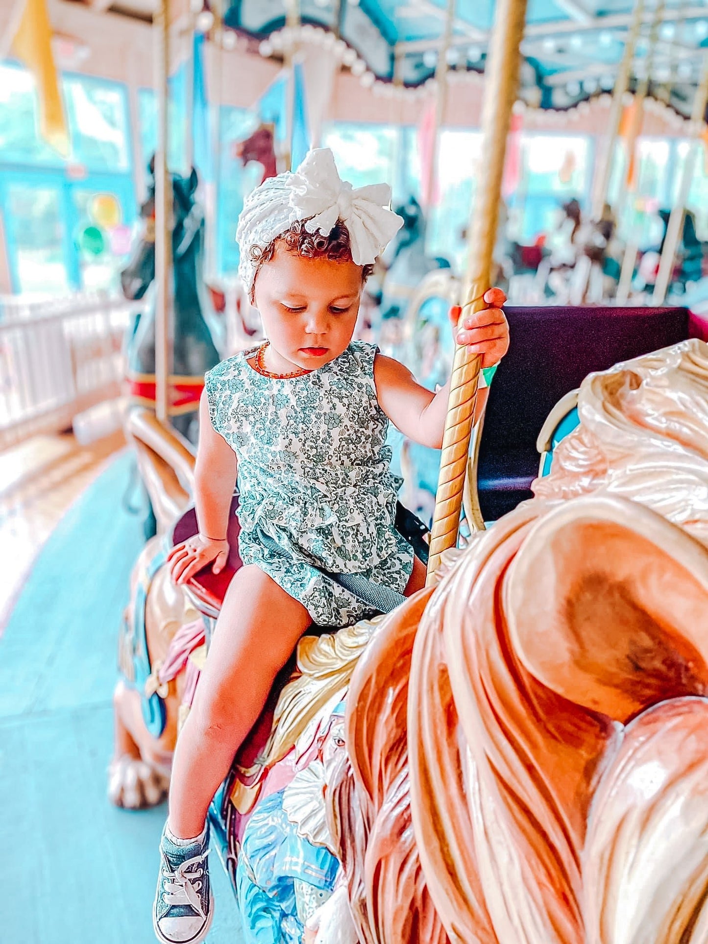 Royce | Opal White | Shabby Swiss Dot Headwrap - Bunny Knots