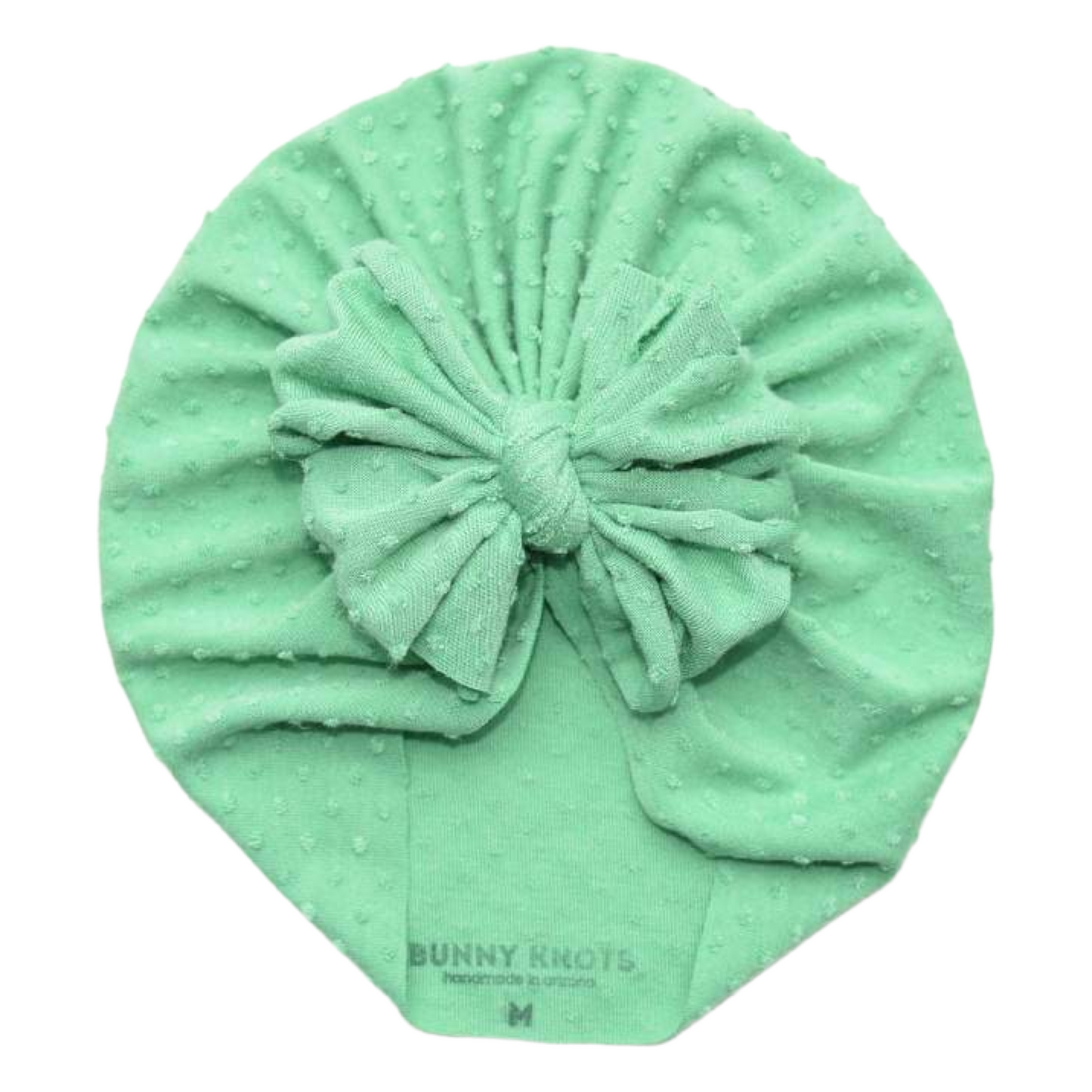 Lemmy | Shamrock Green | Shabby Swiss Dot Headwrap