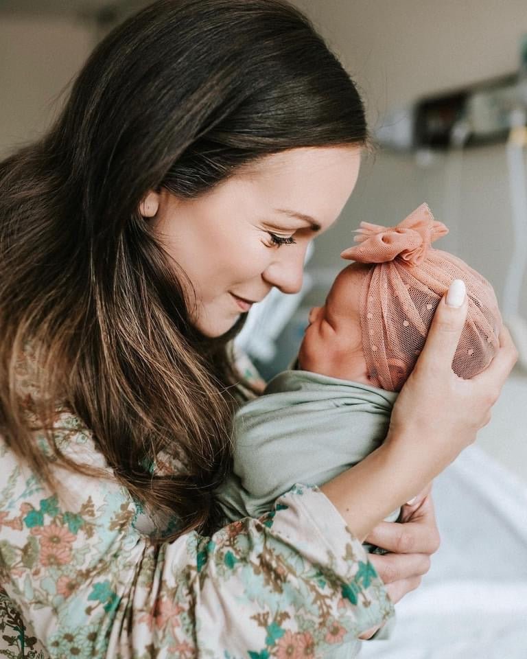 Juliette | Cork Pink | Boho Mesh Headwrap - Bunny Knots