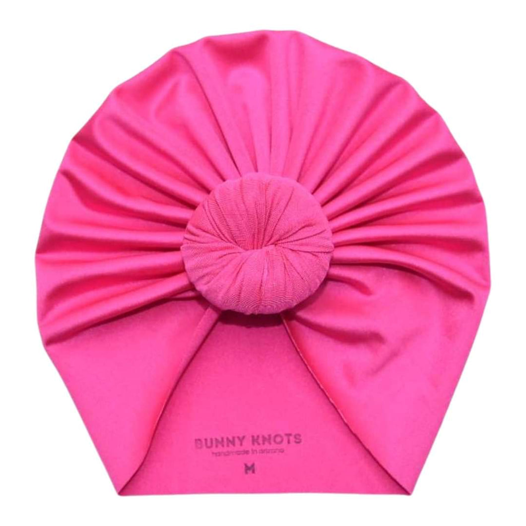 Barbs | Glistening Pink | Knotted Swim Headwrap