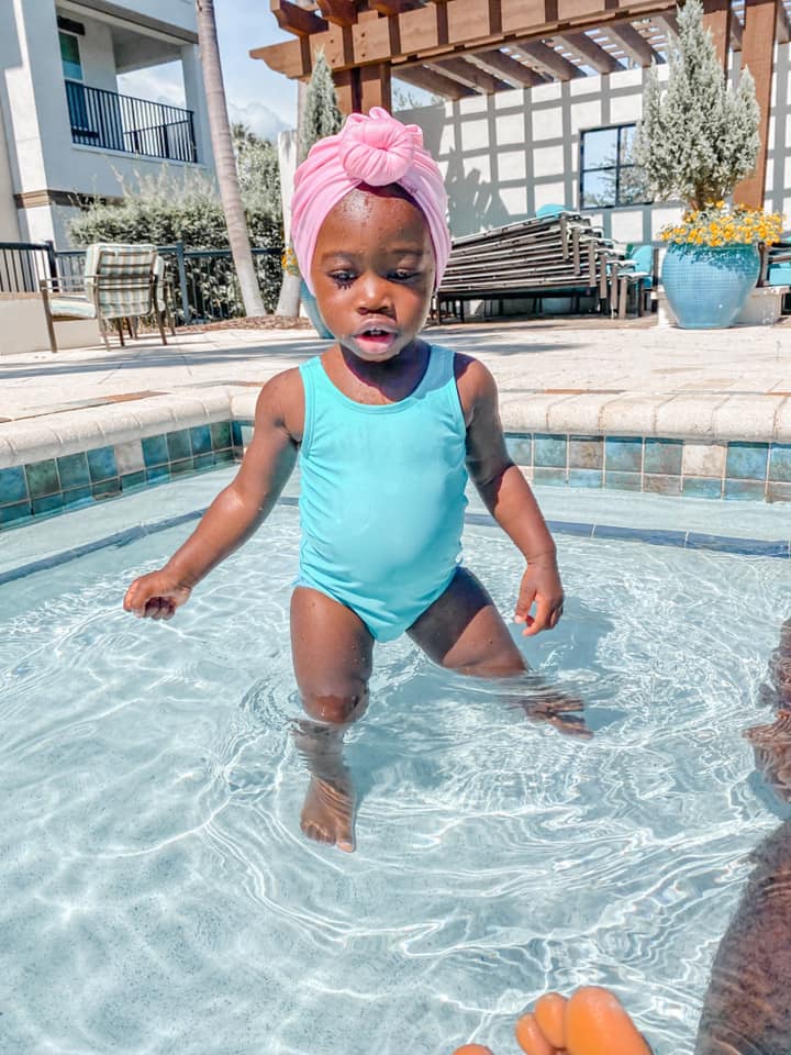 Cherub | Ballet Pink | Swim Headwr - Bunny Knots