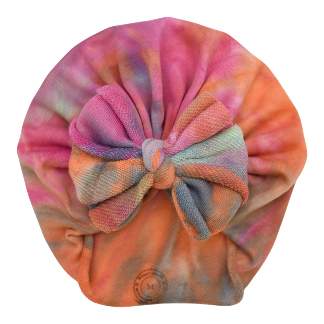 Swirls | Rainbow Sherbet | French Terry Headwrap