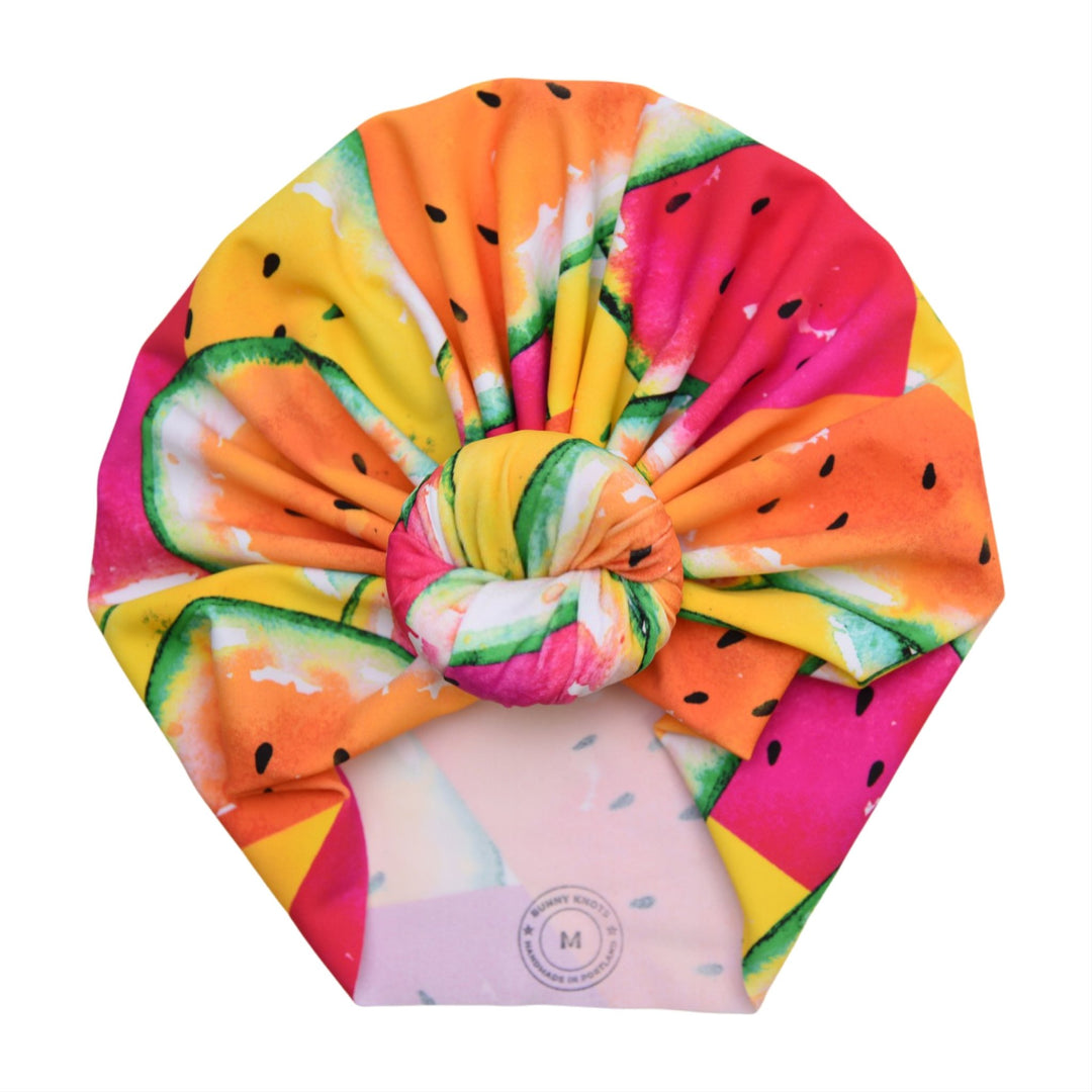 Melaina | Summer Melon | Swim Headwrap - Bunny Knots
