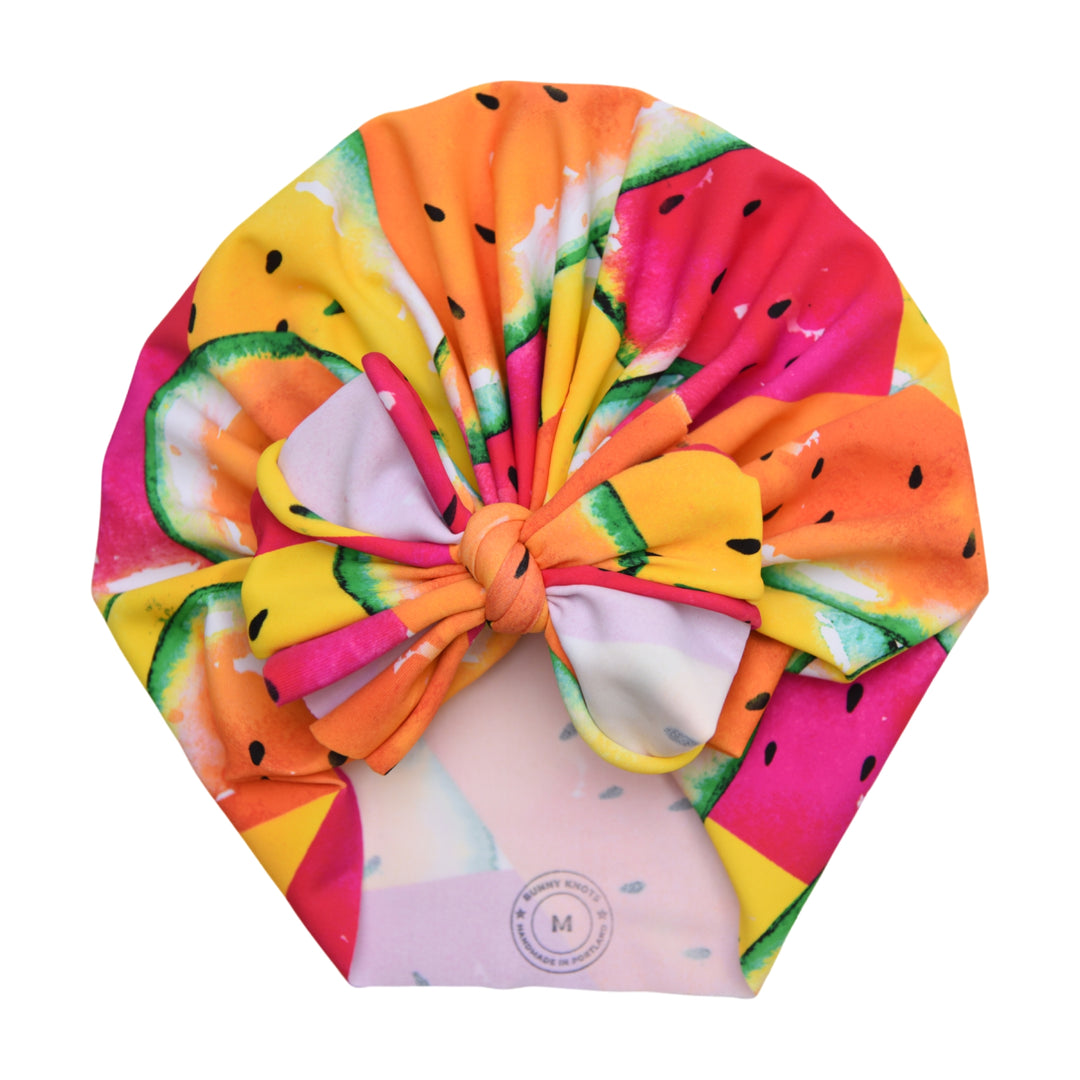 Melaina | Summer Melon | Swim Headwrap - Bunny Knots