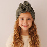 Mackleigh | Sage Grey | Brushed Rib Headwrap