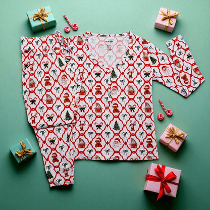 Santa's Whimsy Village | Women's Modal Pajama Set