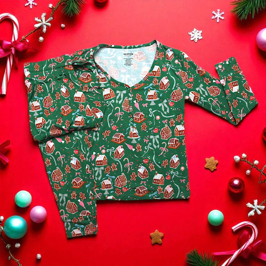 Gingerbread Sweetscape | Women's Modal Pajama Set