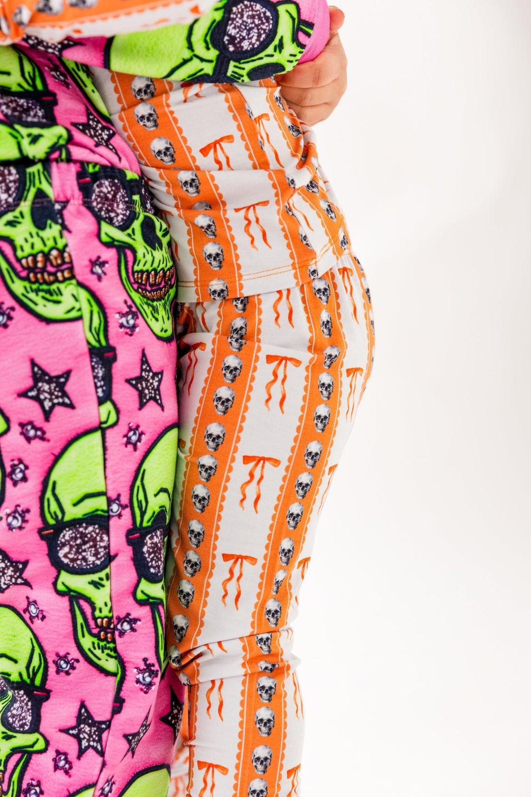 Frighteningly Sweet | 2 - Piece Pajama Lounge Set - Bunny Knots